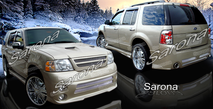 Custom Ford Explorer Body Kit  SUV/SAV/Crossover (2002 - 2005) - $1650.00 (Manufacturer Sarona, Part #FD-015-KT)